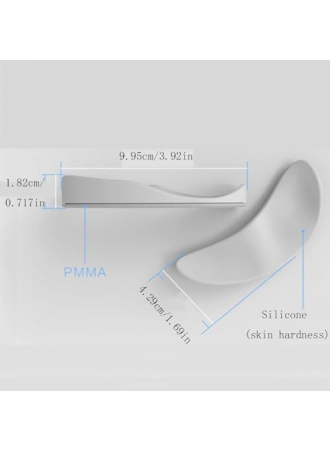 Ergonomic Memory Foam Mouse Wrist Rest Support–Soft Silicone Gel Wrist Pad,Non-Slip Mousepad for Office,Laptop,PC Gaming-Easy Typing Pain Relief,(Grey) - Image 3