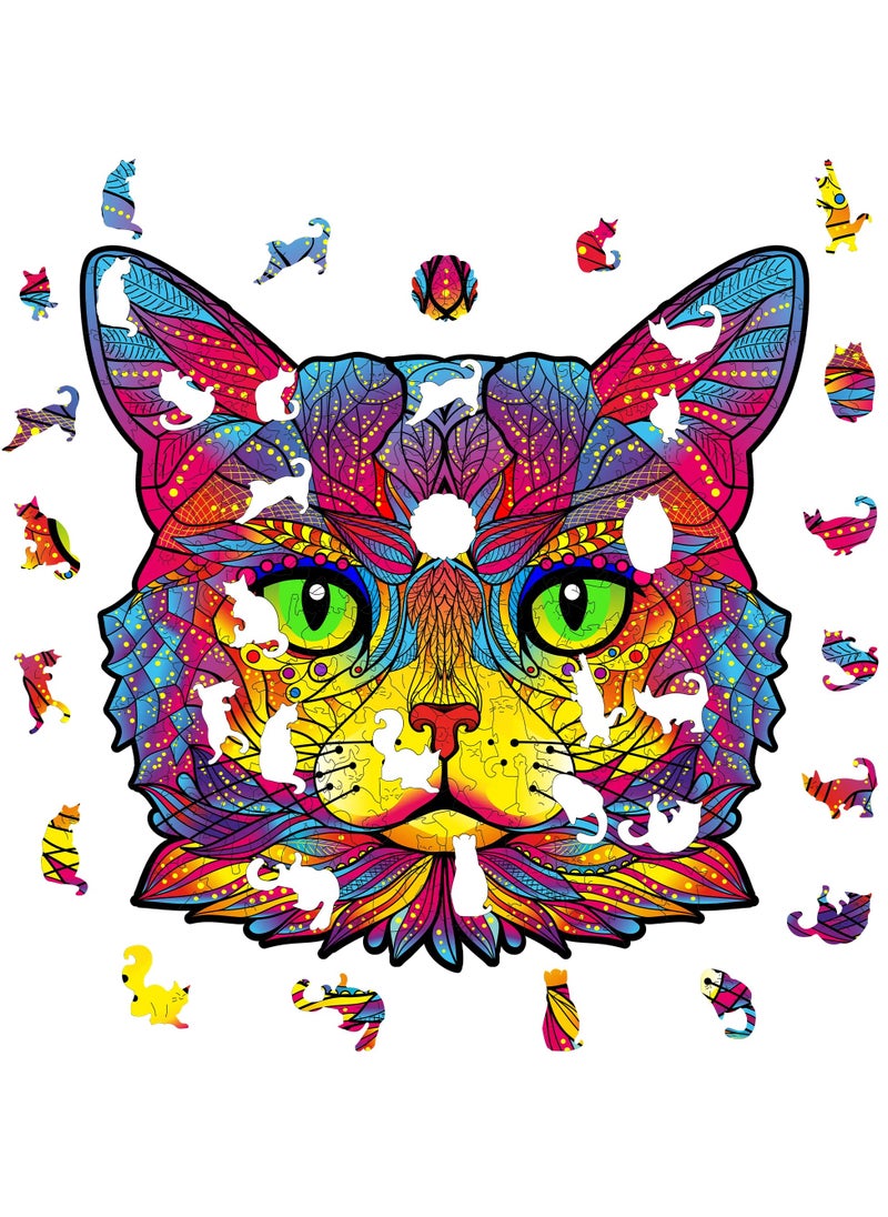 The MishMishya Cat wooden puzzle