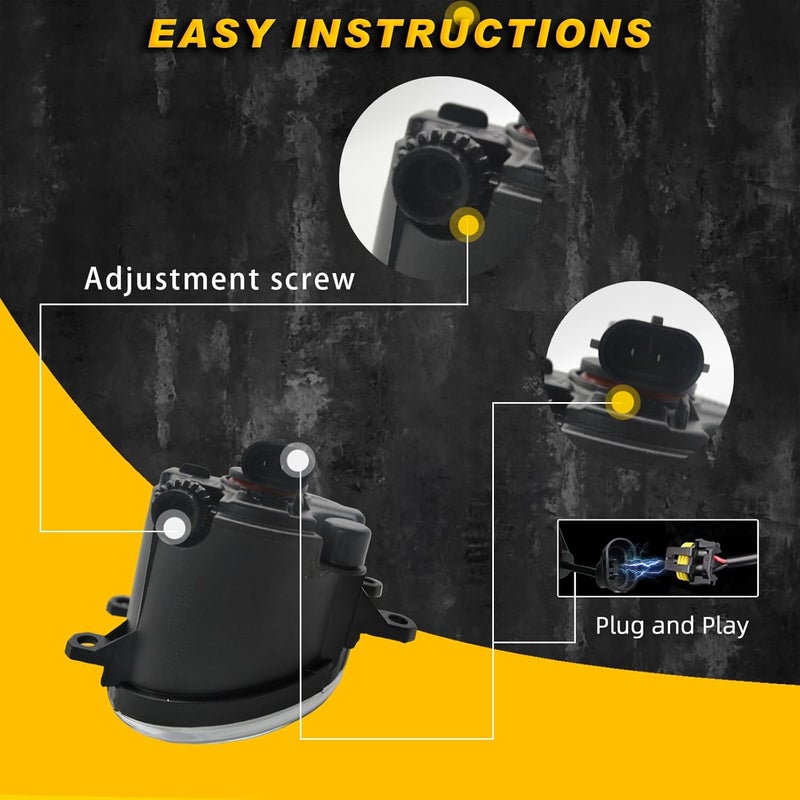 Boxlight Fog Lights for 2014-2016 Toyota Corolla S SE with Wiring Harness and Switch - Image 5