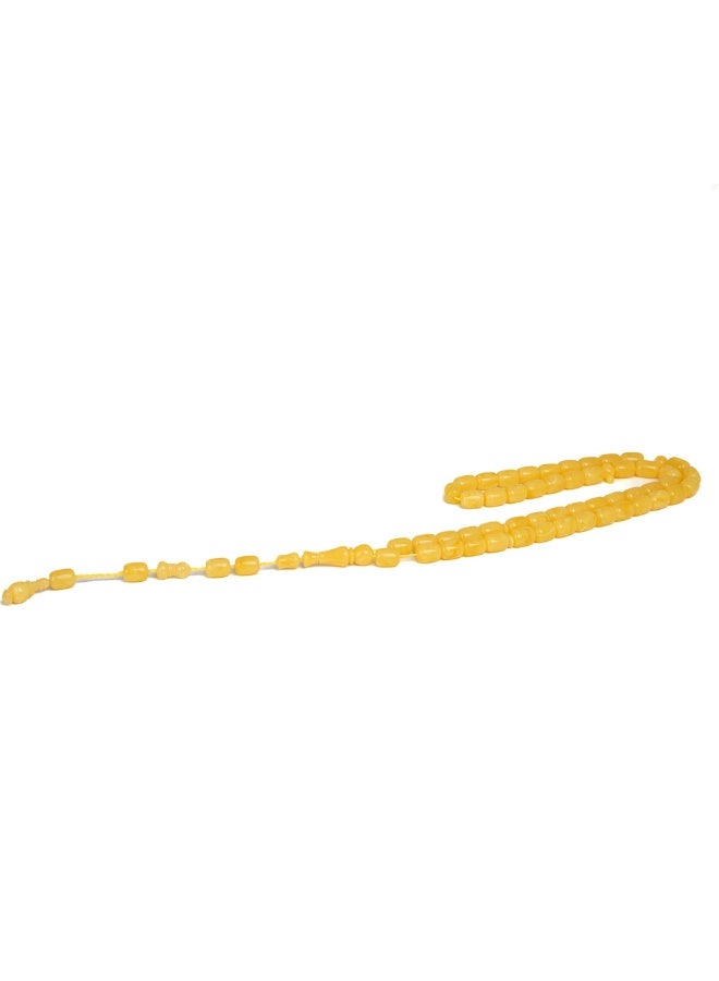 R.S Polish Amber Dust Prayer Beads, Barrel Story, 51 Beads - Image 4