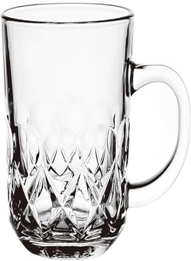 Blinkmax Blink Max KTZB04-2 Glass Mug 6-Pieces Set, 235 ml Capacity