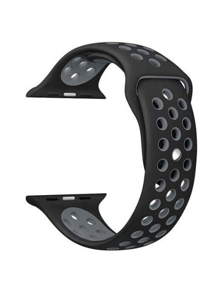 Silicone Sport Band For Apple Watch 49mm 45mm 44mm 42mm Soft Replacement Strap for iWatch SE/SE2 - Series 8/Ultra/7/6/5/4/3/2/1 Nike Sports Edition