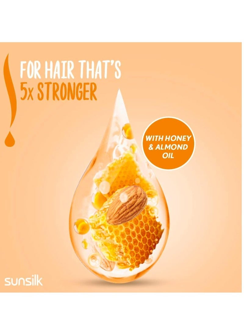 صانسيلك كريم تصفيف الشعر بالعسل و زيت اللوز 275 مل - Image 2