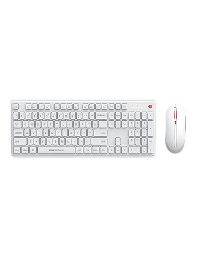 MIIIW Wireless Keyboard and Mice Combo 2.4G 104-Keys Full-Size Keyboard with 3 Moving Speeds Adjustable Quiet Wireless Mice for Computer/Laptop/PC - Image 1