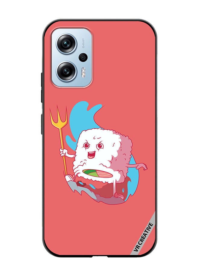 VR CREATIVE Protective Case Cover For Xiaomi Poco X4 GT King Sushi Design Multicolour - Image 1