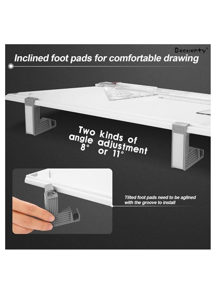 Isomars A3 Drawing Board, Engineering Drawing Tool With Angle Adjustable Measuring System, Multifunctional Graphic Architectural Sketch Board, For Engineer, Architect, Artist(Style 1) - Image 4