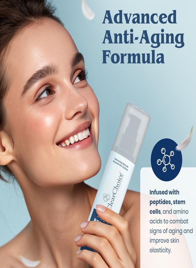 Clear Choice AGE’s Repair Cream1.7oz - Advanced Anti-Aging Cream for Wrinkles, Uneven Tone, & Texture, Collagen Boosting Peptides, Hydrating & Gentle for Sensitive Skin - Image 3