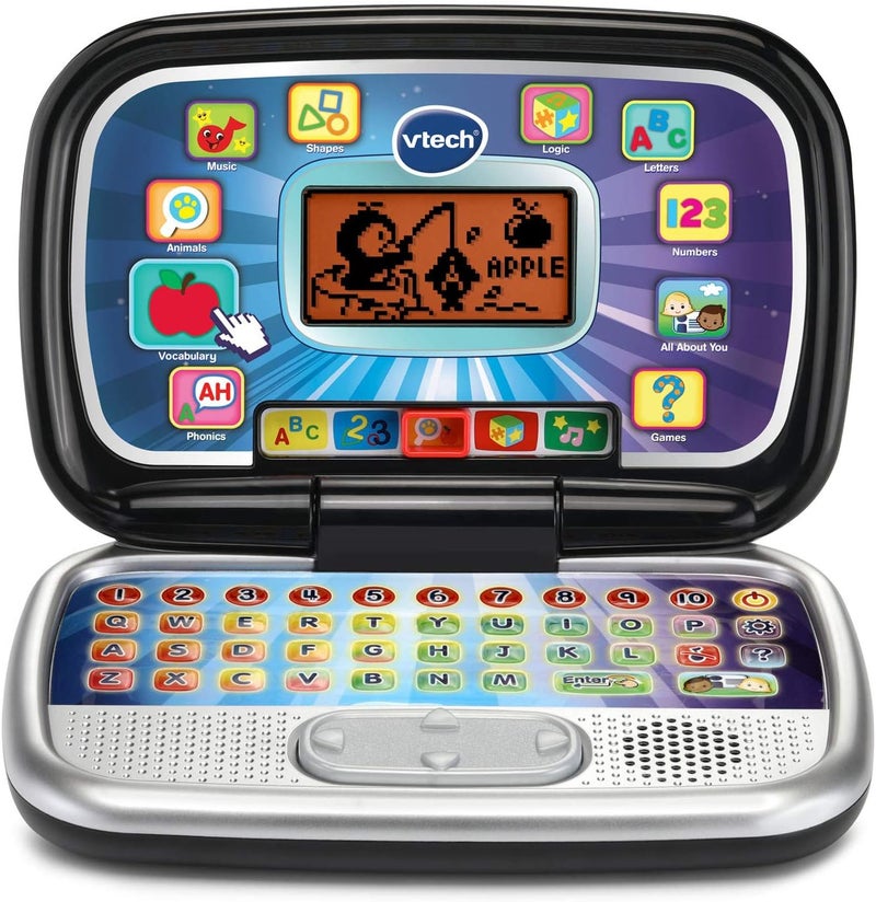 vtech Play Smart Preschool Laptop, Black Black - Image 1