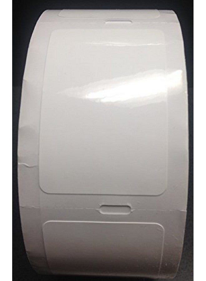 ملصقات تذكير بتغيير الزيت بيضاء فارغة 500 لكل لفة (مادة التشبث الثابتة) (G17)