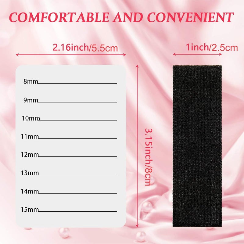 4pcs Adjustable Lash Holder Eyelash Extension Hand Pallet Tray with Wrist Strap White - Image 4
