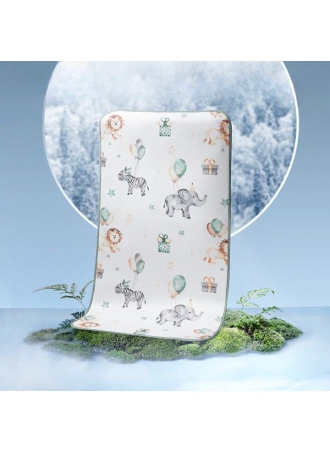 Baby Sleeping Mat - Modern Style Soft Waterproof Baby Summer Mat -Ice Silk Cool Mat - Breathable Baby Mattress - Zoo Party Printed 70x140cm - pzsku/ZB11E4BE41901CA0D6789Z/45/_/1717242799/c6050abb-f530-4a79-a899-772b4762bb3d