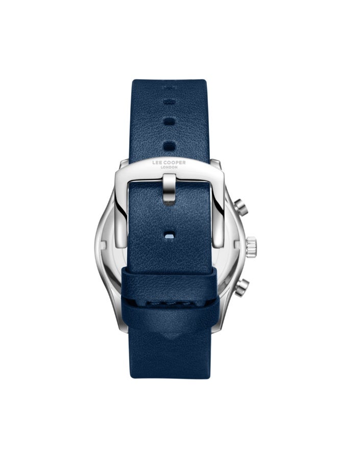 Lee Cooper ساعة متعددة الوظائف للرجال من الجلد LC08260.399 - 42 مم - Image 4