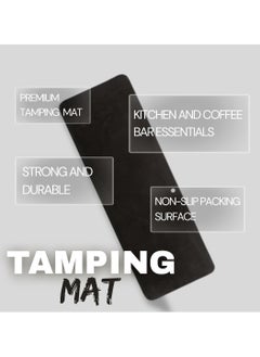 Rattleware Rattleware Premium Tamping Mat - Non-Slip Espresso Tamper Mat for Coffee Stations, Heatproof & Durable Rubber, Protects Countertops - Ideal for Home, Cafe, Barista, and Commercial Use (8 x 6 Inches)  - Image 5