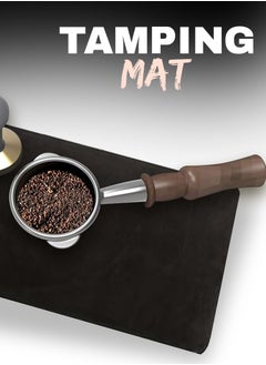 Rattleware Rattleware Premium Tamping Mat - Non-Slip Espresso Tamper Mat for Coffee Stations, Heatproof & Durable Rubber, Protects Countertops - Ideal for Home, Cafe, Barista, and Commercial Use (8 x 6 Inches)  - Image 1