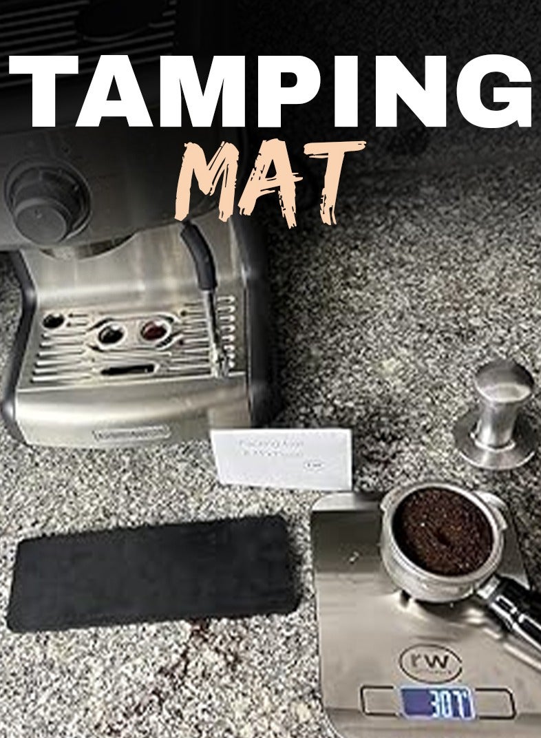 Rattleware Premium Tamp Mat 8" x 6" – Non-Slip Barista Tamping Mat, Heatproof, Durable Rubber, Protects Countertops, Espresso Tamping Mat for Kitchen & Coffee Bar, Ideal for Home & Commercial Use - Image 3