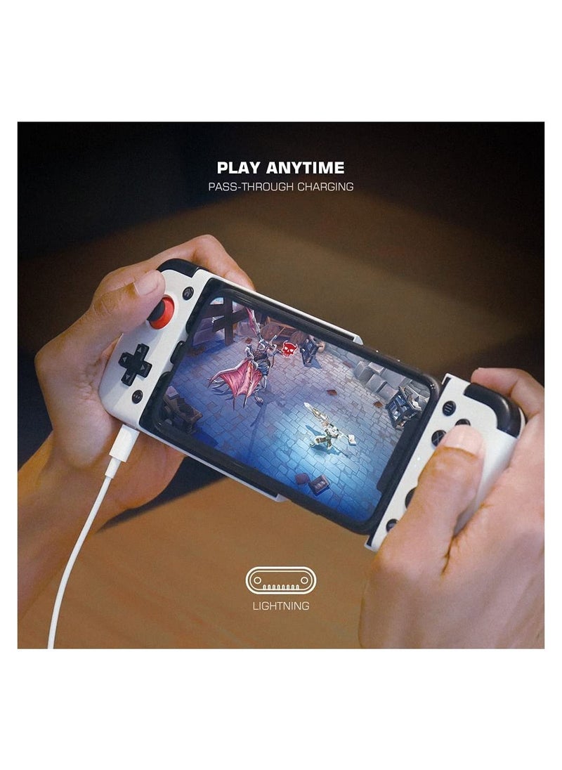 GameSir - X2 Lightning Mobile Game Controller for iPhone iOS, Phone Gamepad Play Xbox Game Pass, Playstation, COD Mobile, MFi, Arcade, Luna, Stadia & More Cloud Gaming - Image 1