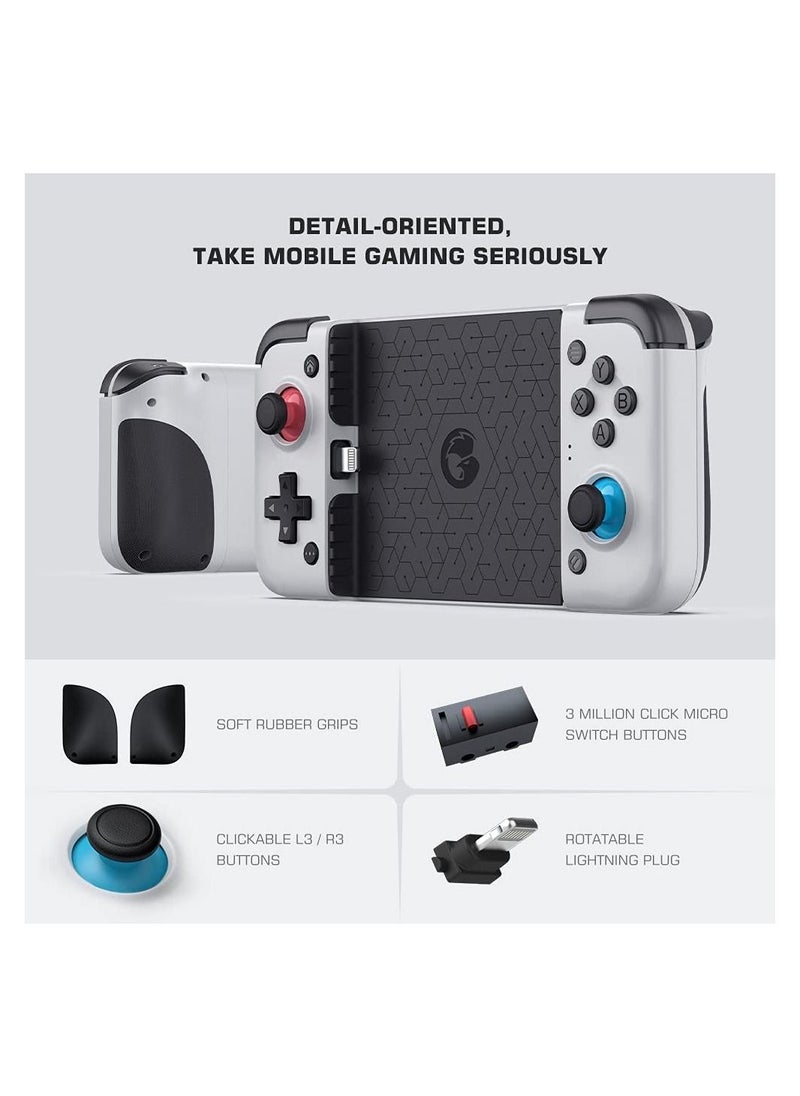 GameSir - X2 Lightning Mobile Game Controller for iPhone iOS, Phone Gamepad Play Xbox Game Pass, Playstation, COD Mobile, MFi, Arcade, Luna, Stadia & More Cloud Gaming - Image 1