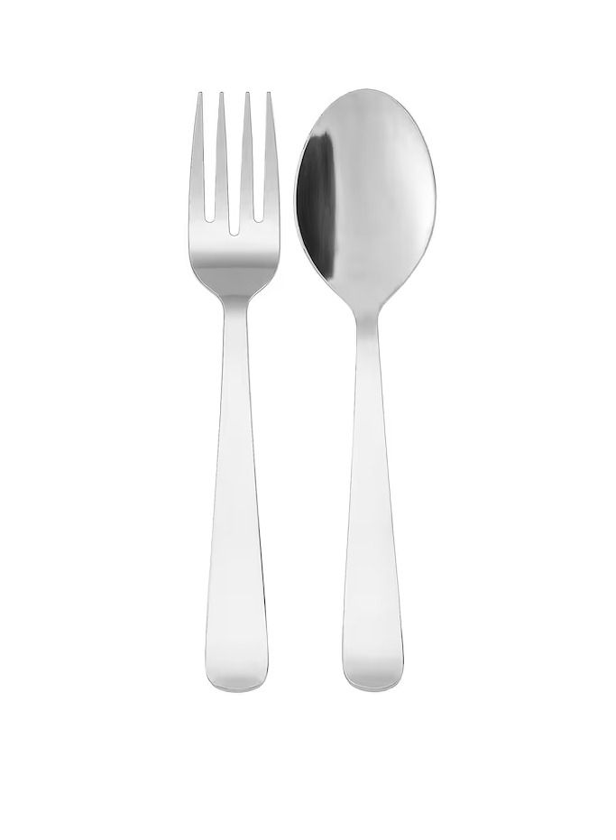 2-piece salad servers set, stainless steel22 cm  - Image 1