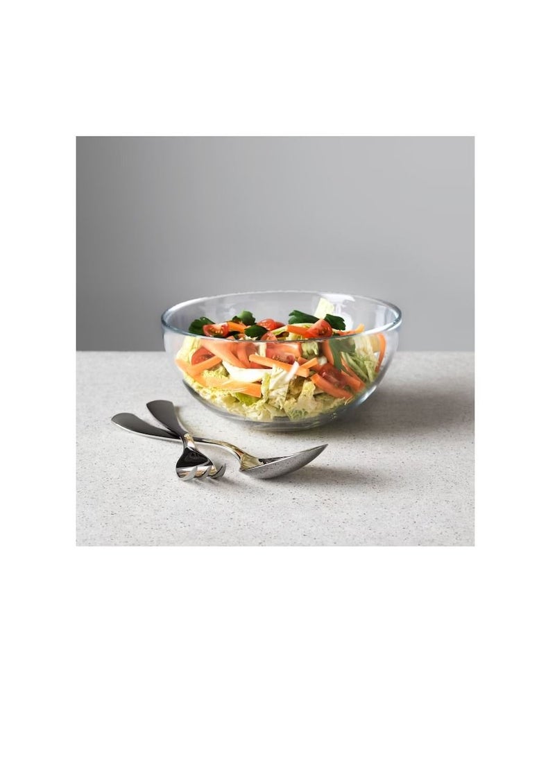 2-piece salad servers set, stainless steel22 cm  - Image 3