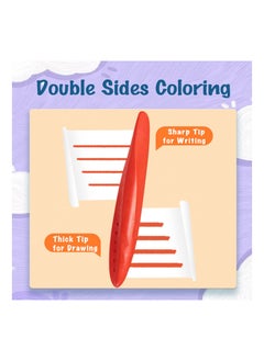 Y&D Crayons, Triangle Peanut Crayons for Kids, Non-Toxic Washable Toddlers, Paint Coloring Art Supplies, Handwriting Posture Correction Toddlers (12 Colors)  - Image 4