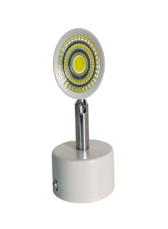 D'Mak DMT 3 Watts Round LED Wall Light (White,Metal) - Image 3