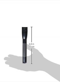 MAGLITE Mini LED Pro Flashlight - Ultra Bright 332 Lumens, Adjustable Beam, Water-Resistant IPX4, Shock Resistant, 2 Power Modes, Includes 2 AA Premium Alkaline Batteries - (Holster Pack, Gray)  - Image 3