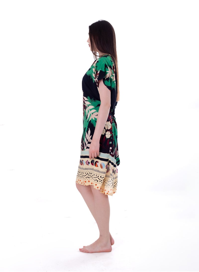 BEBO Women's short abaya with short sleeves  - Image 3