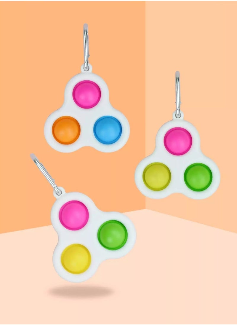 Generic - 1pc Random Color Triple Dimple Toy - Image 1