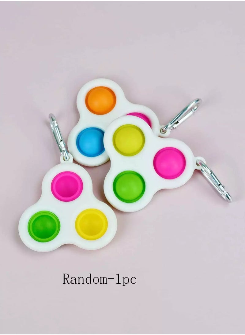 Generic - 1pc Random Color Triple Dimple Toy - Image 1