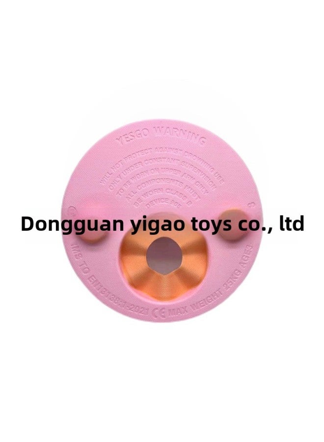 Generic Eva Floating Sleeve Arm Ring Spot Children Swimming Foam Water Sleeve Large Buoyancy EVA Floating Sleeve Floating Board Water Sleeve-Color:Dragon Version Powder - Image 1