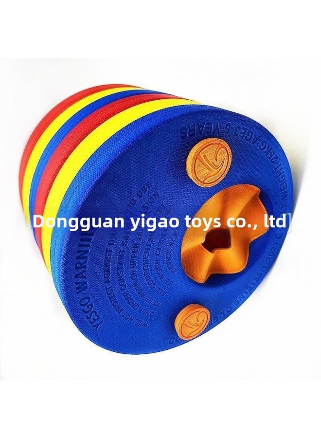 Generic Eva Floating Sleeve Arm Ring Spot Children Swimming Foam Water Sleeve Large Buoyancy EVA Floating Sleeve Floating Board Water Sleeve-Color:Dragon Version Powder - Image 5