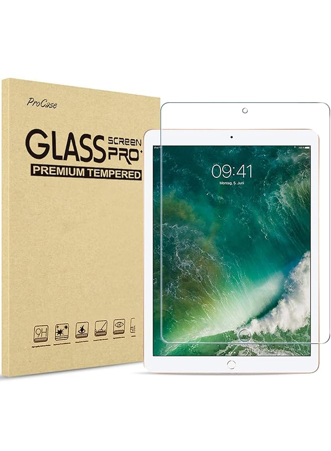 Procases Ipad Pro 12.9 Screen Protector Anti Fingerprint Matte Tempered Glass Screen Film Guard Screen Protector For 2017 Ipad Pro 12.9 Inch And 2015 Ipad Pro 12.9 Inch - Image 1