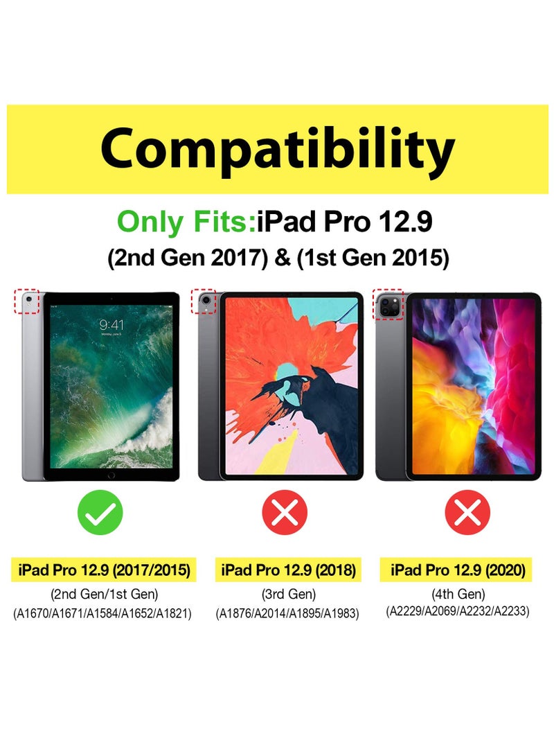 Procases Ipad Pro 12.9 Screen Protector Anti Fingerprint Matte Tempered Glass Screen Film Guard Screen Protector For 2017 Ipad Pro 12.9 Inch And 2015 Ipad Pro 12.9 Inch - Image 2