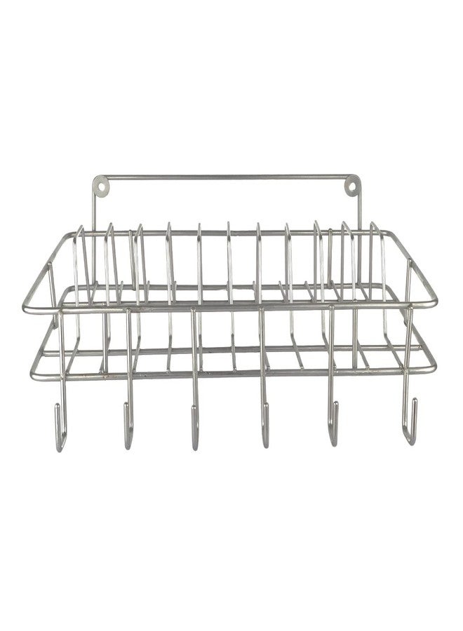 IronTech / Wall Mount Stainless Steel Cup & Saucer Holder, Plate Organizer Stand for Kitchen Utensil Kitchen Rack - Image 5