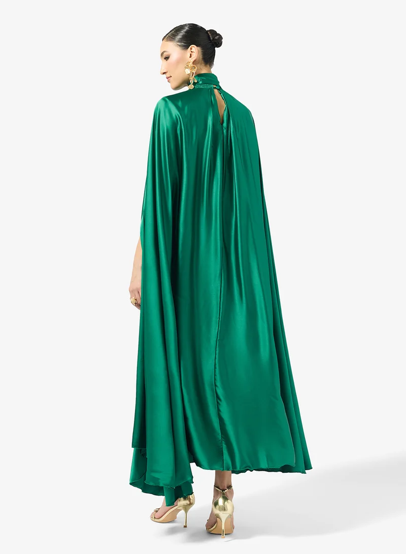 Golden Apple  Cape Sleeves Dress for Women | Best Price UAE