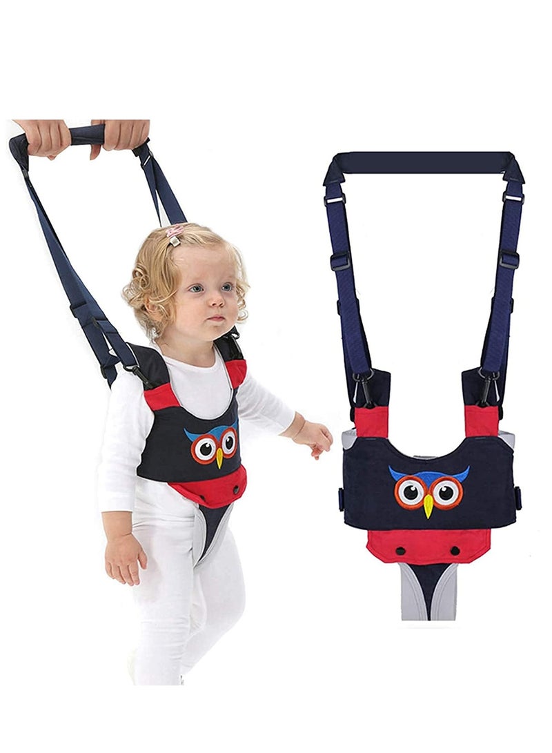 Baby Walker, Handheld Kids Toddler Walking Harness Helper Assistant Protective Belt Child Activity Walker Adjustable Standing Up Walking Learning Helper for Toddler 7-24 Month (Blue) - Image 1