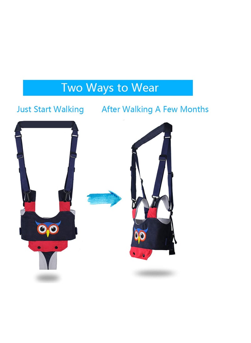 Baby Walker, Handheld Kids Toddler Walking Harness Helper Assistant Protective Belt Child Activity Walker Adjustable Standing Up Walking Learning Helper for Toddler 7-24 Month (Blue) - Image 3