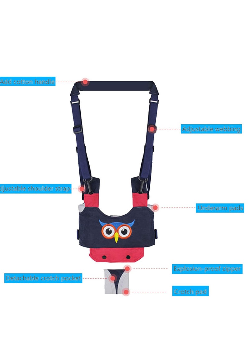 Baby Walker, Handheld Kids Toddler Walking Harness Helper Assistant Protective Belt Child Activity Walker Adjustable Standing Up Walking Learning Helper for Toddler 7-24 Month (Blue) - Image 4