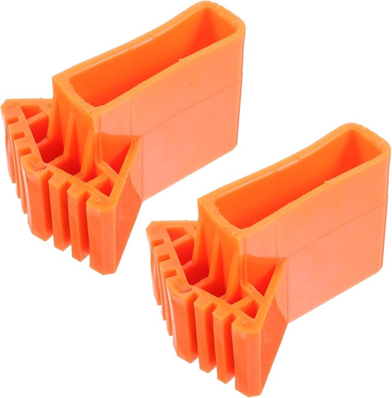 Orange Ladder Stabilizer Feet Non Slip Rubber Caps For Enhanced Safety And Stability 2pcs - Image 1
