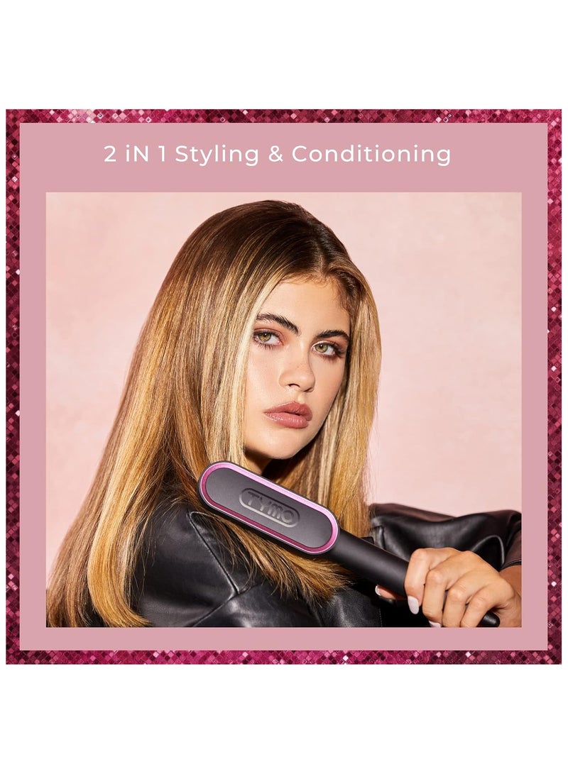 TYMO TYMO Ring Hair Straightener with Built-in Comb, Black Color  - Image 4