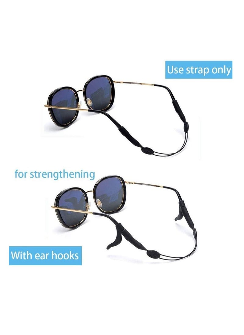 SYOSI Eyeglass Nose Pads and Eyewear Retainer Strap Pack Glasses Straps Adjustable Eyewear Retainer Sports Waterproof Anti-Slip Nose Pads for Glasses Anti-Slip Hook No Tail for Kids Adult  - Image 4