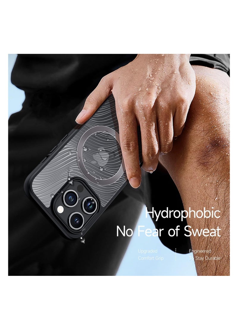 Aookay Slim for iPhone 16 Pro Max Case Magsafe, Powerful Magnets MagSafe Compatible PC & TPU Ultra Thin Anti-Scratch Anti-Fingerprint Shockproof Magnetic Case for iPhone 16 Pro Max Cover Case - Image 4