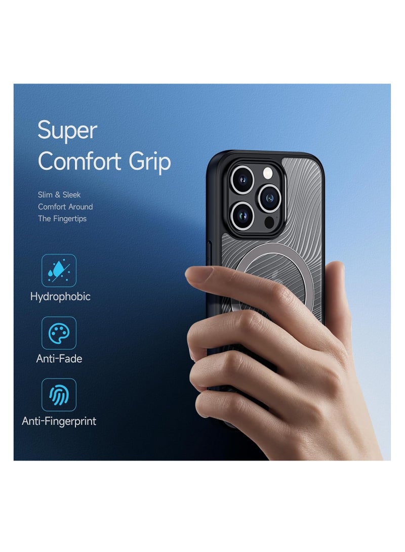 Aookay Slim for iPhone 16 Pro Max Case Magsafe, Powerful Magnets MagSafe Compatible PC & TPU Ultra Thin Anti-Scratch Anti-Fingerprint Shockproof Magnetic Case for iPhone 16 Pro Max Cover Case - Image 5