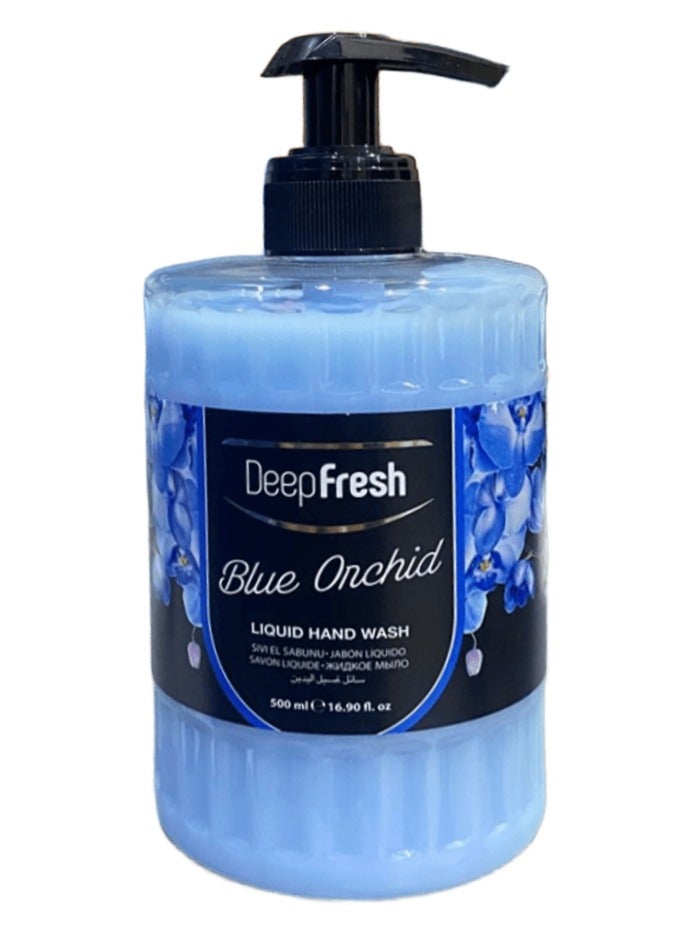 Deep Fresh Liquid Hand Wash With Blue Orchid 500 Ml