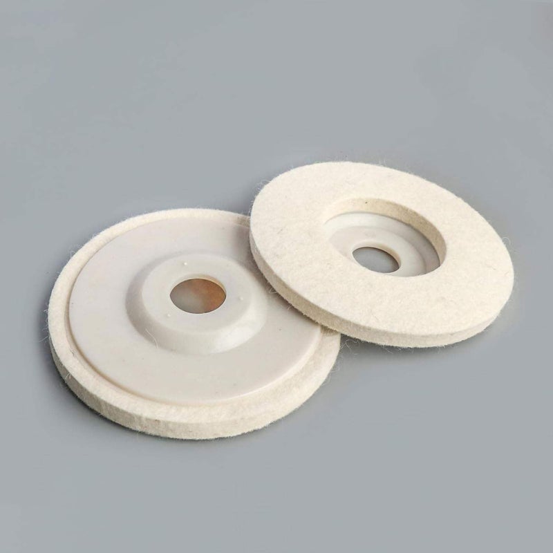 Lekshika Wool Felt Polishing Wheel – 4 Inch Abrasive Buffing & Polishing Disc for Stainless Steel, Metal, Glass, Wood & Jewelry – High-Performance Polishing Tool (1) - Image 5