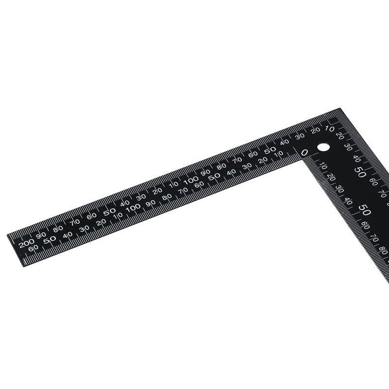 Urjumpea 90° Metal Angle Measuring Square Ruler L-Shaped Woodworking Measuring Wood Tool 200×300mm for DIY Leather Sewing - Image 4