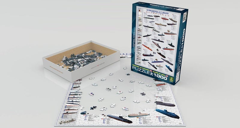 EuroGraphics Submarines and U Boats 1000 Piece Puzzle 60000132 - Image 3