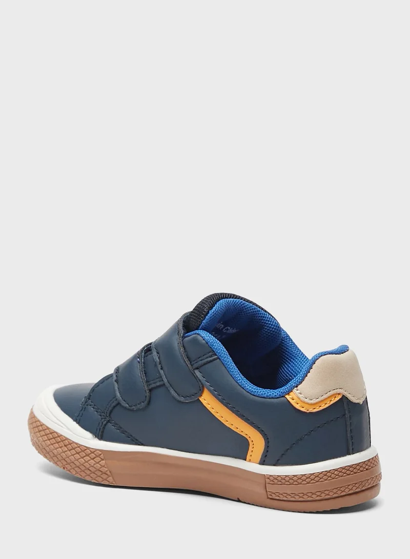 LBL by Shoexpress Kids Low Top Velcro Sneakers