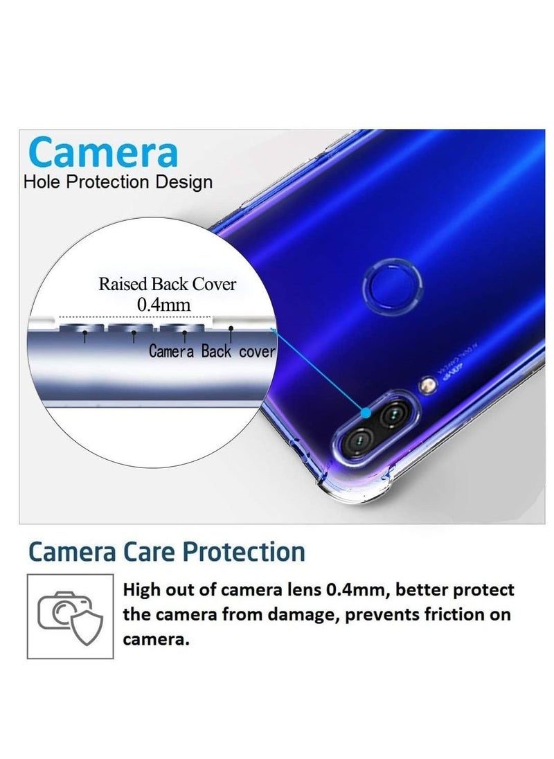 Raxoom Xiaomi Redmi Note 7 Pro/Xiaomi Redmi Note 7,Ultra [Slim Thin] Scratch Resistant TPU Rubber Soft Skin Silicone Protective Case Cover (Clear) - Image 2