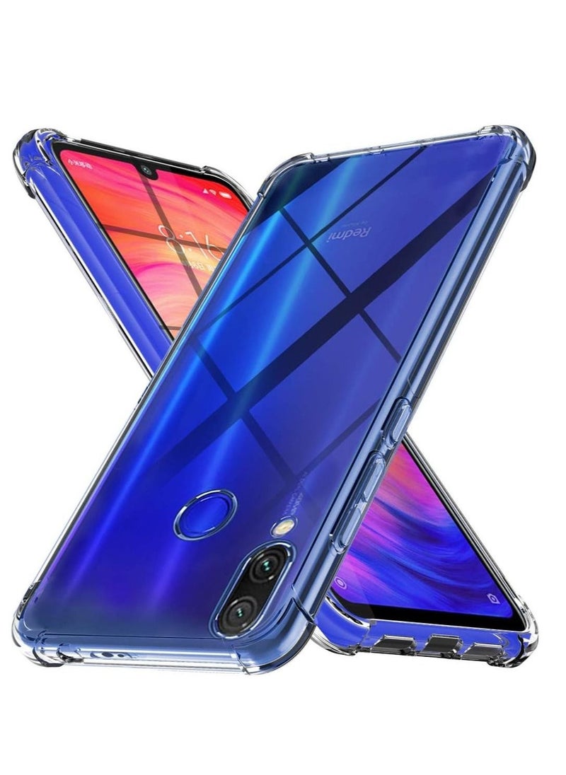 Raxoom Xiaomi Redmi Note 7 Pro/Xiaomi Redmi Note 7,Ultra [Slim Thin] Scratch Resistant TPU Rubber Soft Skin Silicone Protective Case Cover (Clear) - Image 1